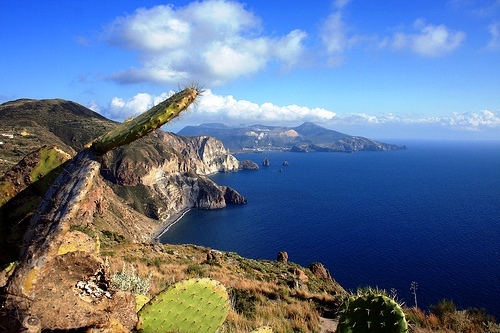 The Island of Lipari: View of Quatttrocchi
