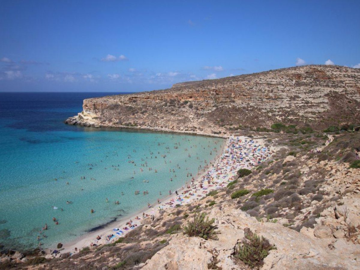 Playa Isola dei Conigli en Lampedusa